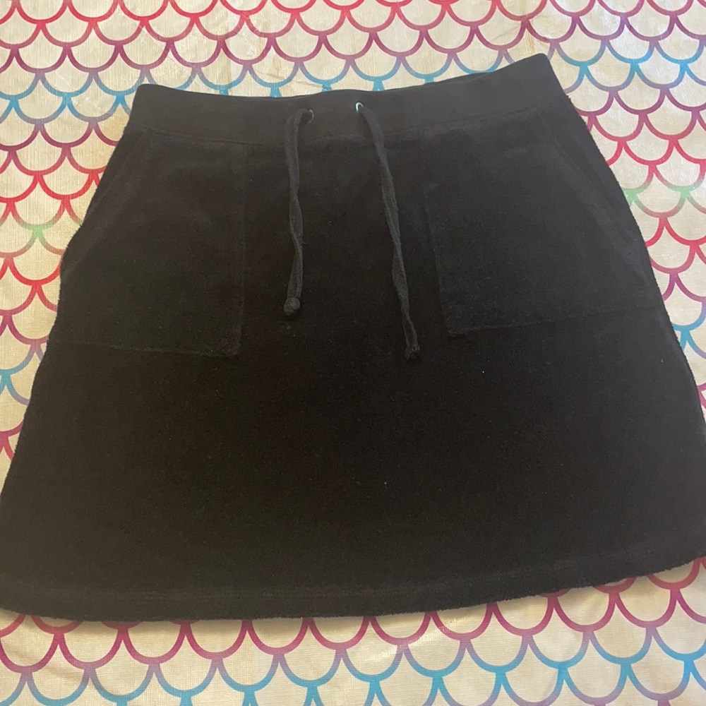 Juicy Couture Baby. Black terry skirt